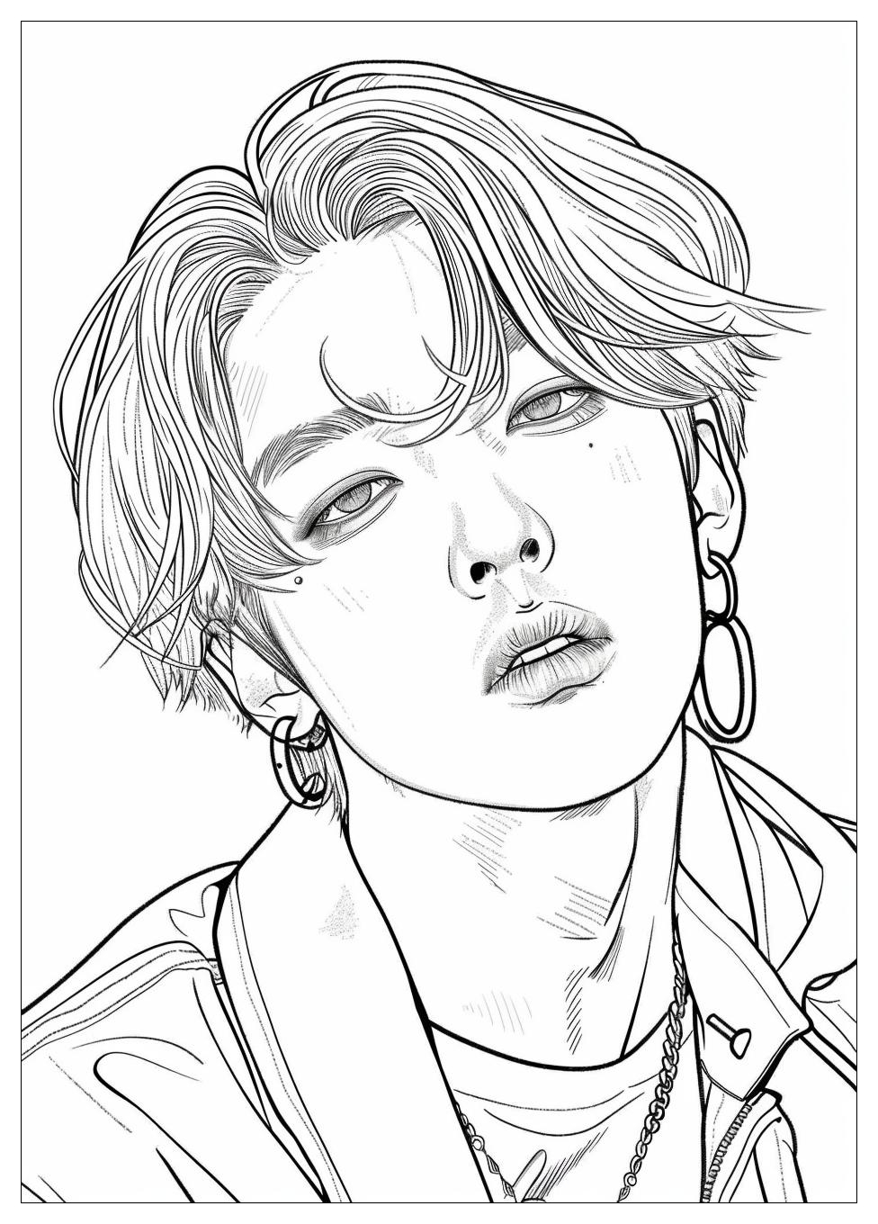 Kpop Coloring Pages-9