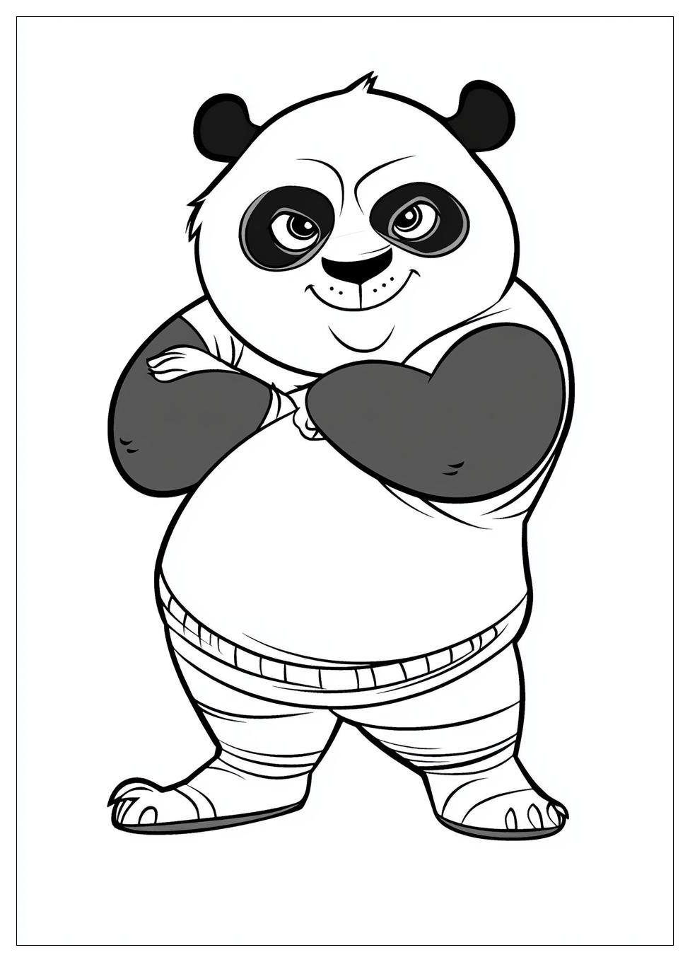 Kung Fu Panda Coloring Pages-1