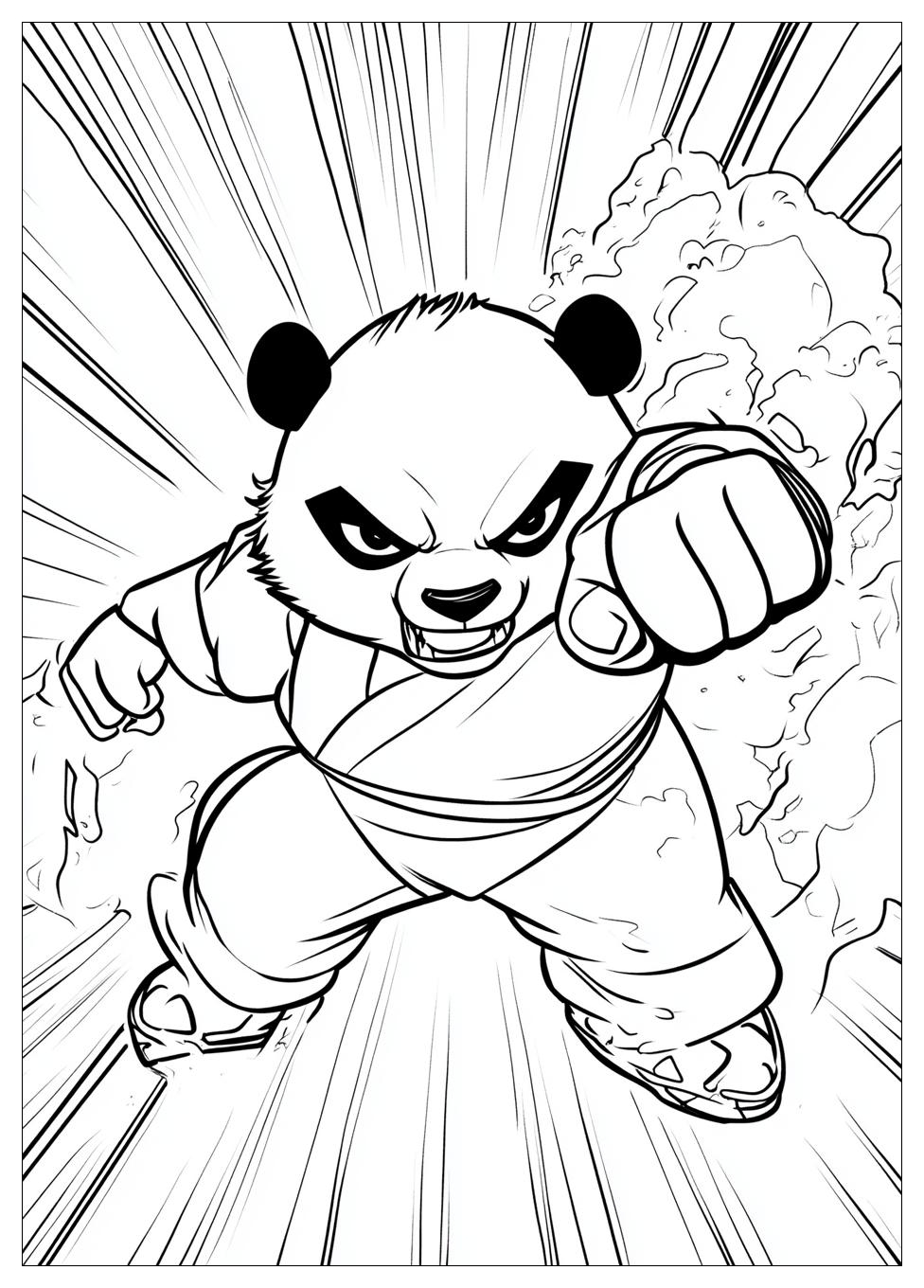 Kung Fu Panda Coloring Pages-10