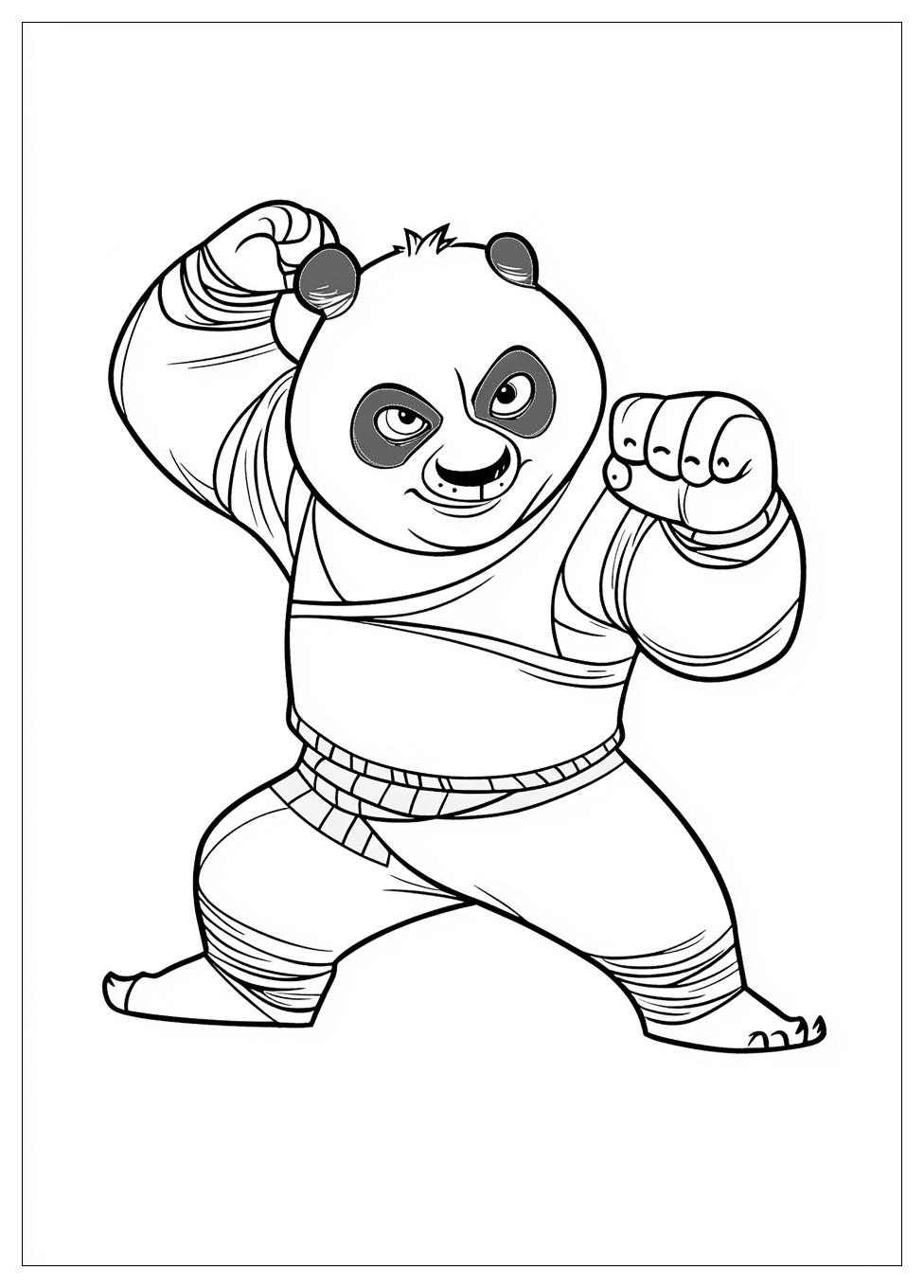 Kung Fu Panda Coloring Pages-12