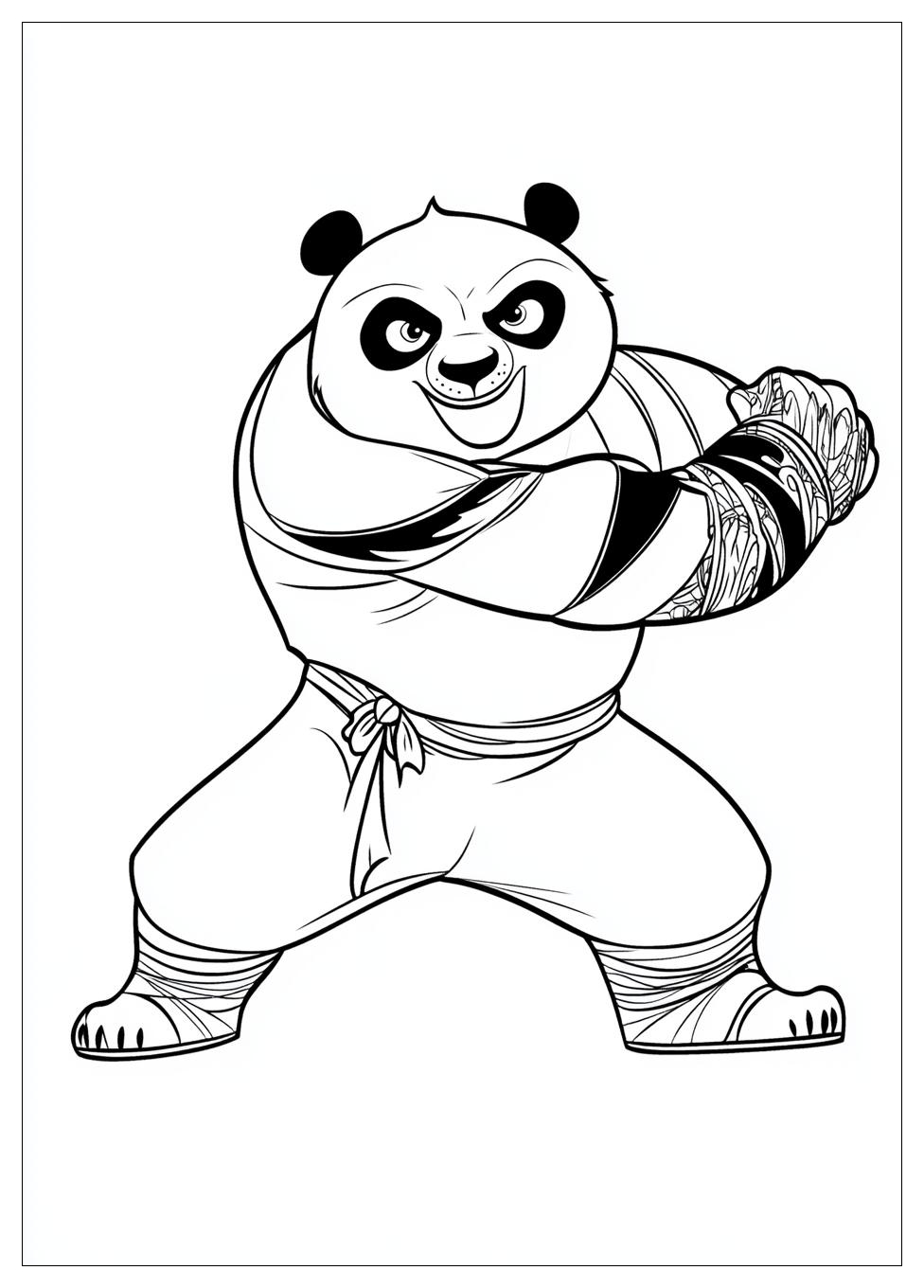Kung Fu Panda Coloring Pages-15