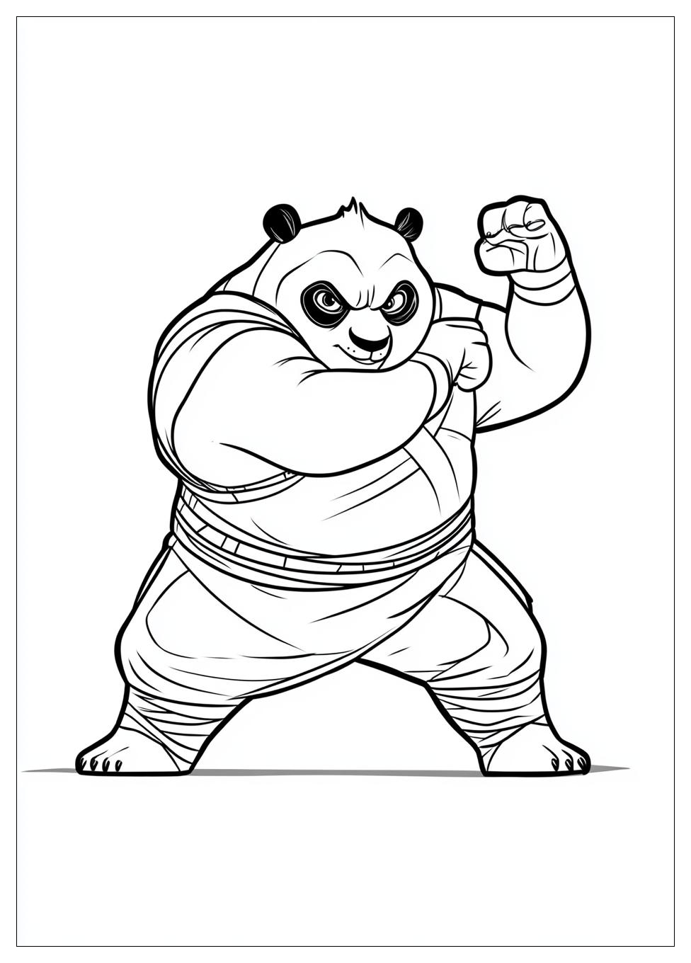 Kung Fu Panda Coloring Pages-16