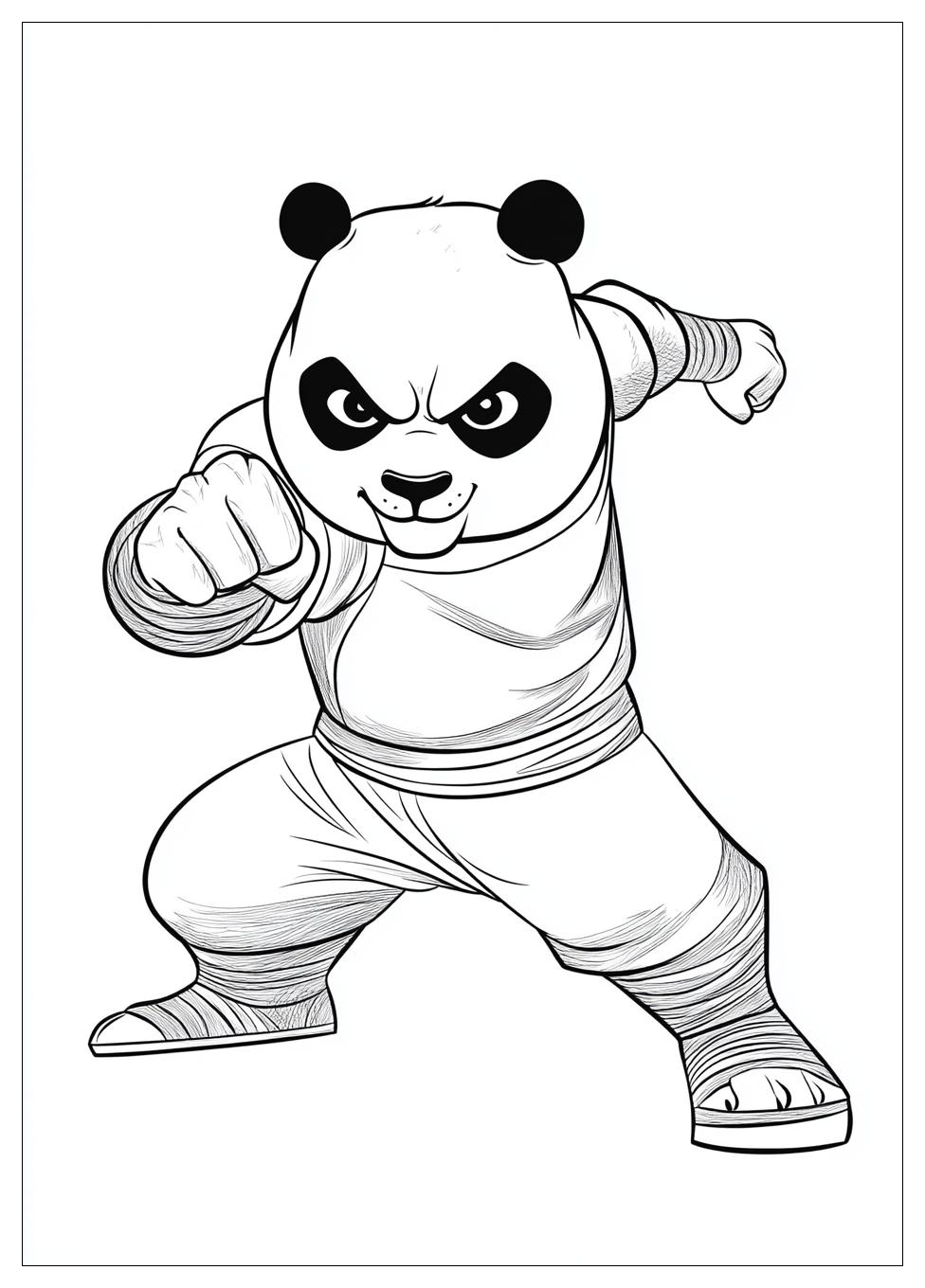 Kung Fu Panda Coloring Pages-17