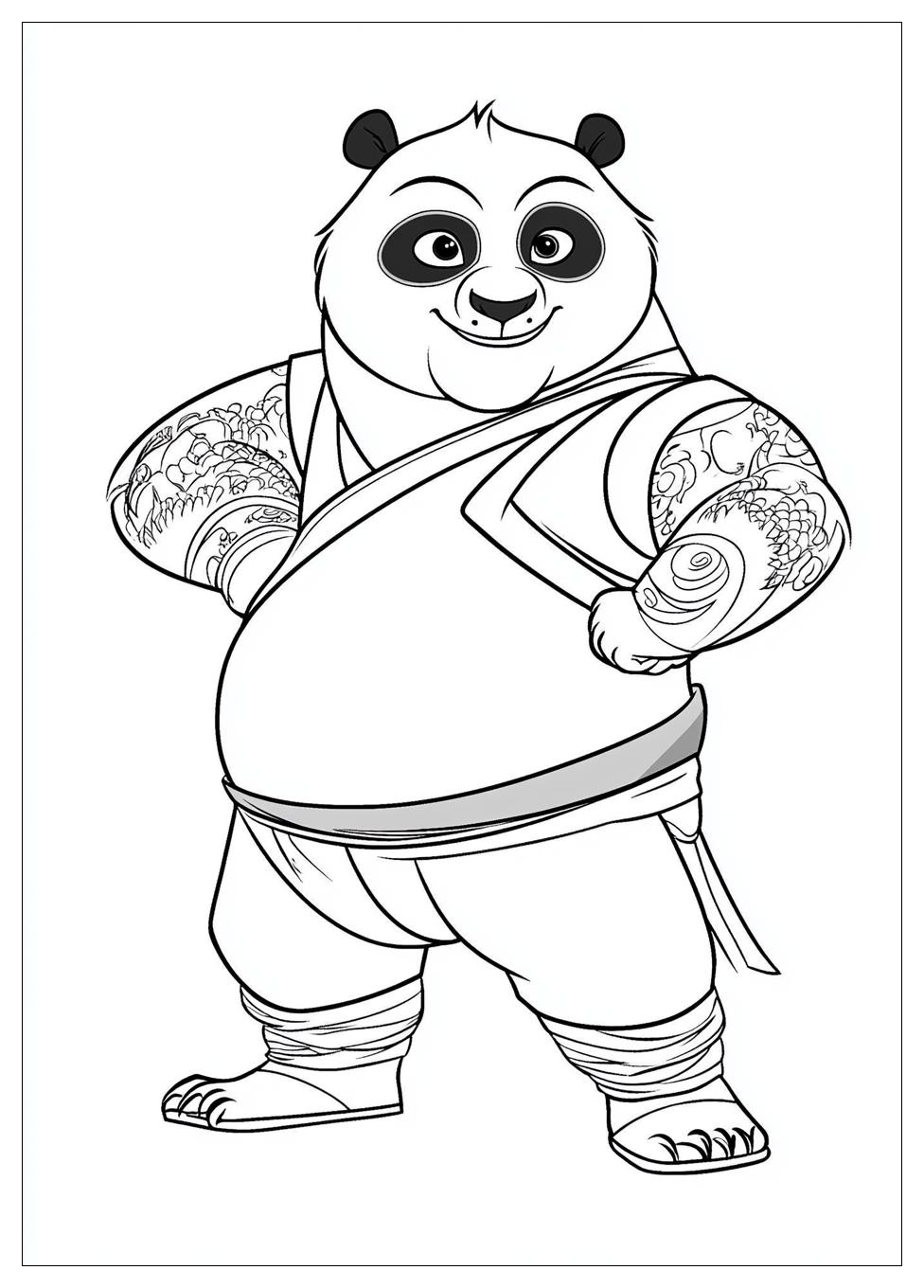 Kung Fu Panda Coloring Pages-18
