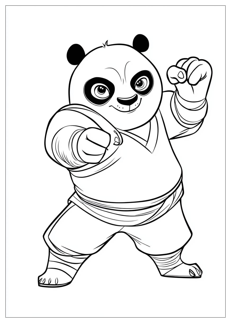 Kung Fu Panda Coloring Pages-2