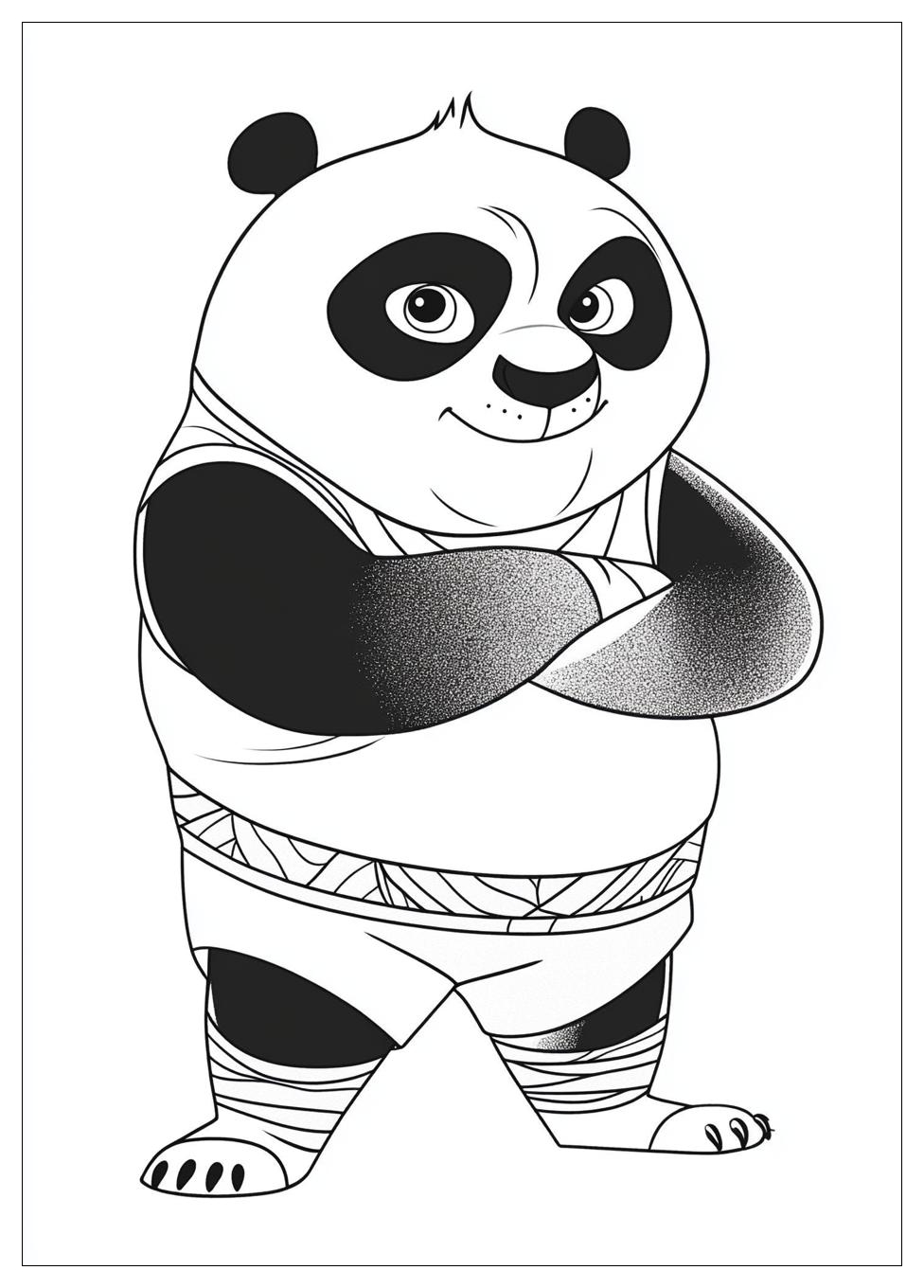 Kung Fu Panda Coloring Pages-3