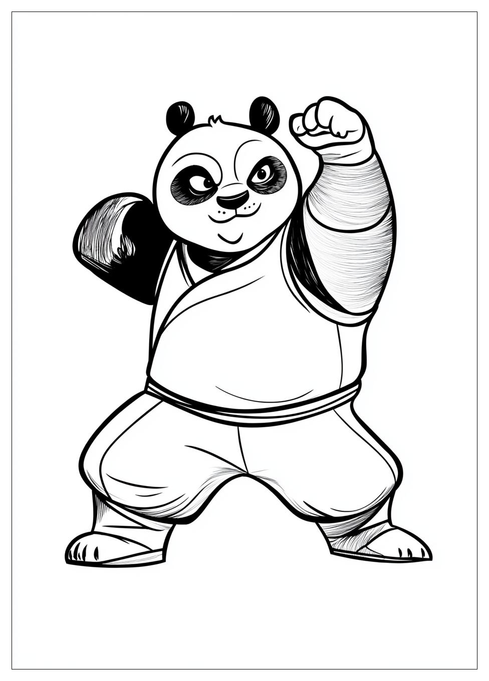 Kung Fu Panda Coloring Pages-4