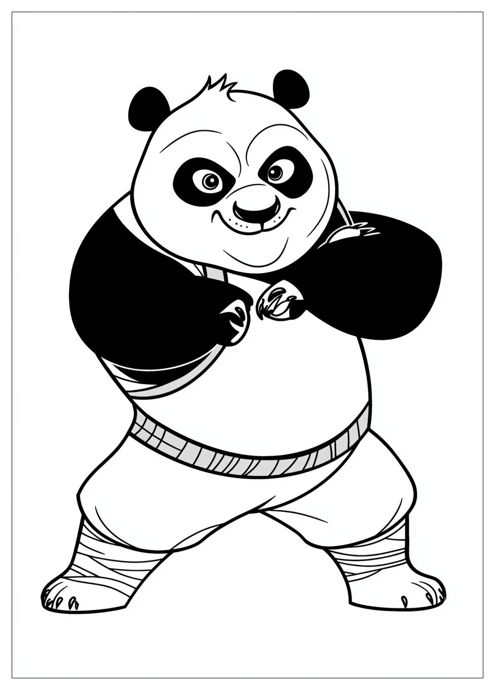 Kung Fu Panda Coloring Pages-5