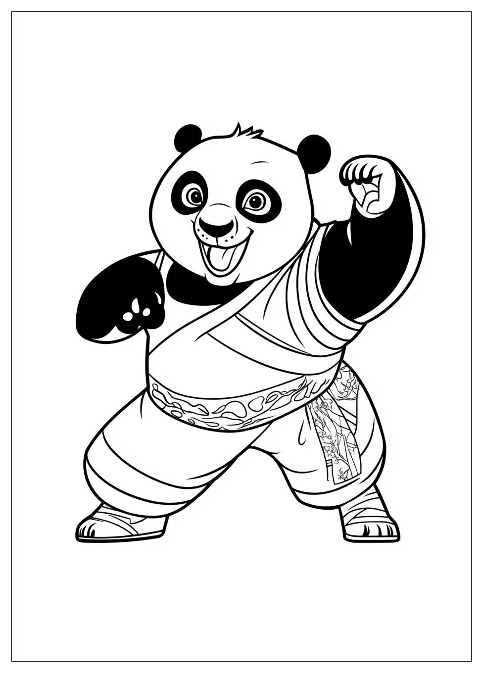 Kung Fu Panda Coloring Pages-9