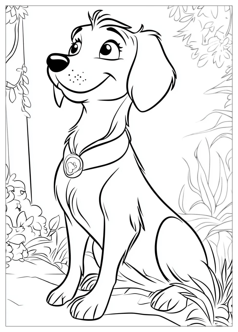 Lady And The Tramp Coloring Pages-6