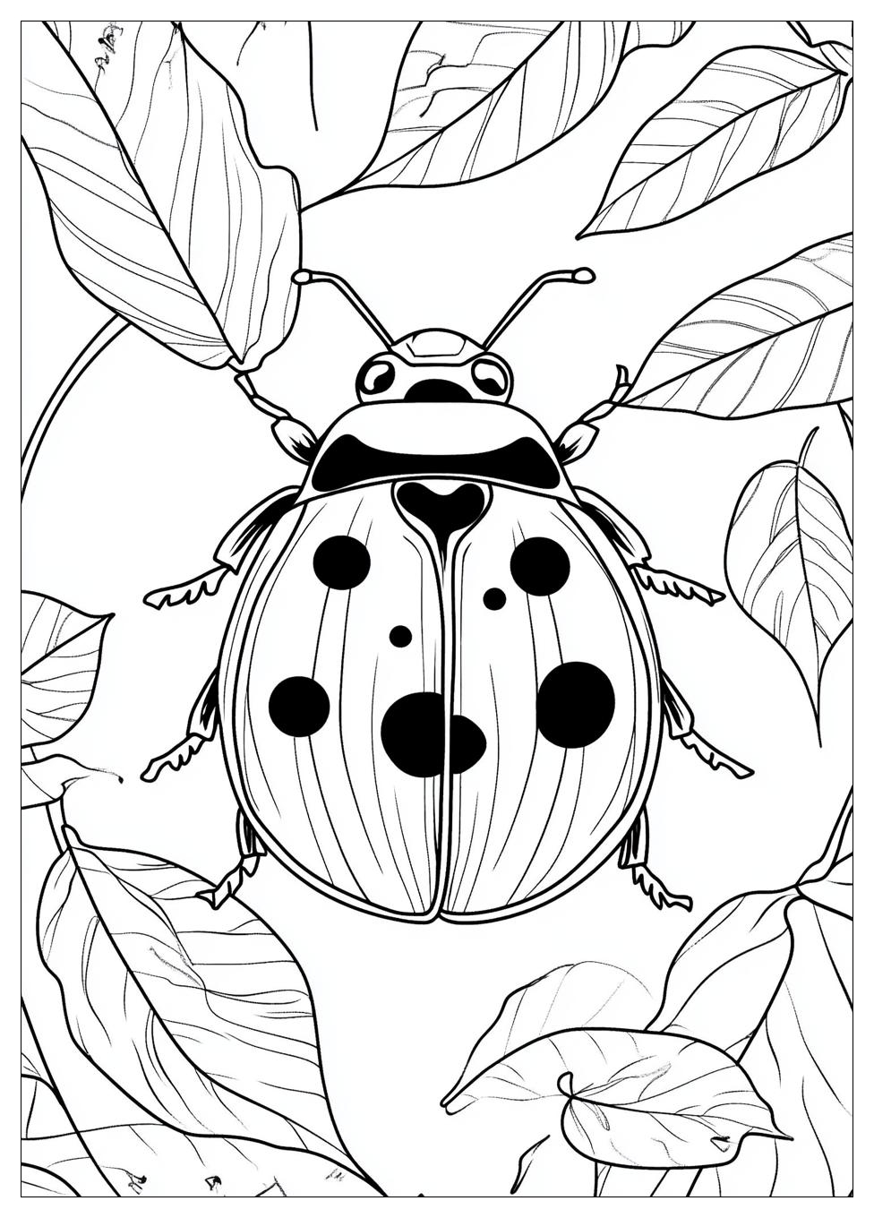 Ladybug Coloring Pages-11