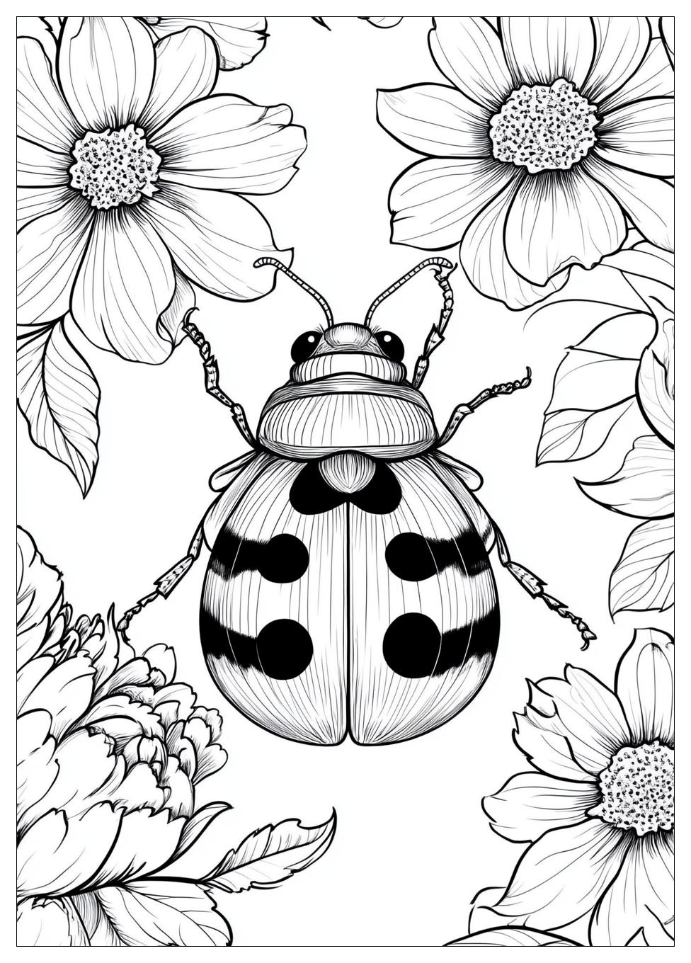 Ladybug Coloring Pages-13