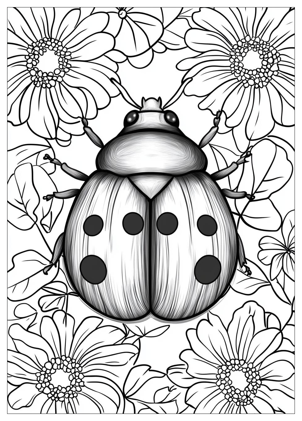Ladybug Coloring Pages-14