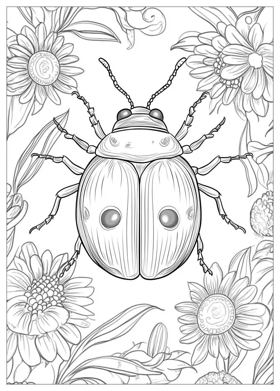 Ladybug Coloring Pages-17
