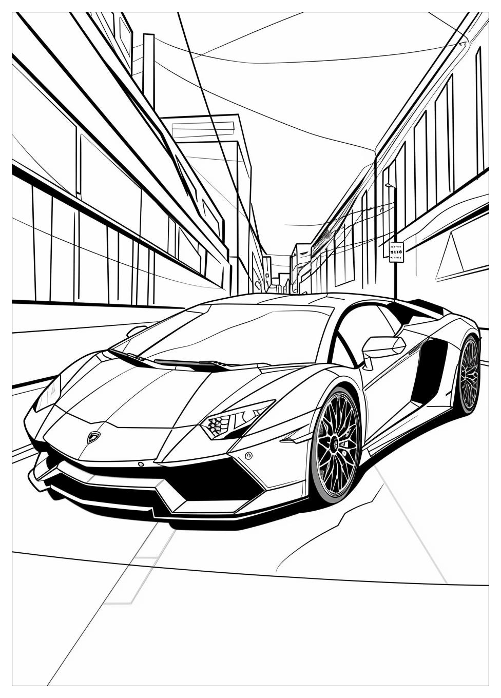 Lamborghini Coloring Pages-1