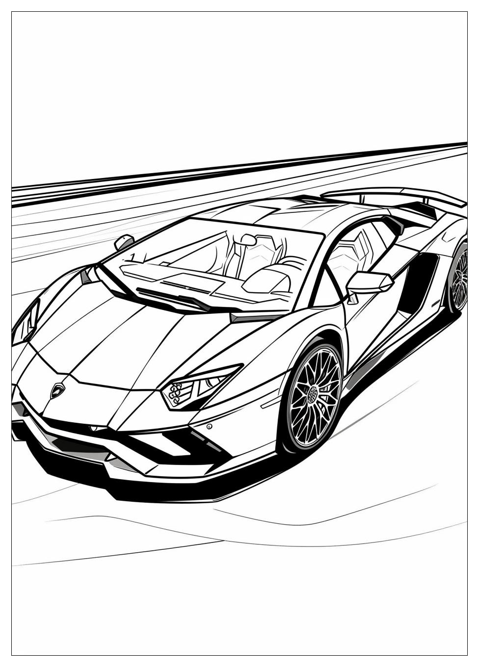 Lamborghini Coloring Pages-10