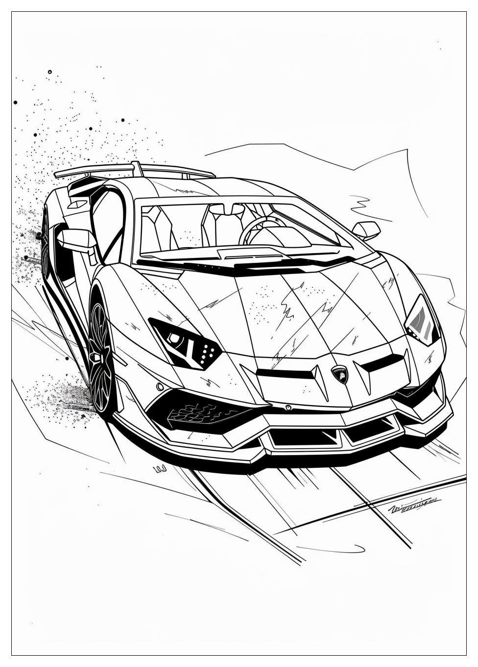Lamborghini Coloring Pages-13