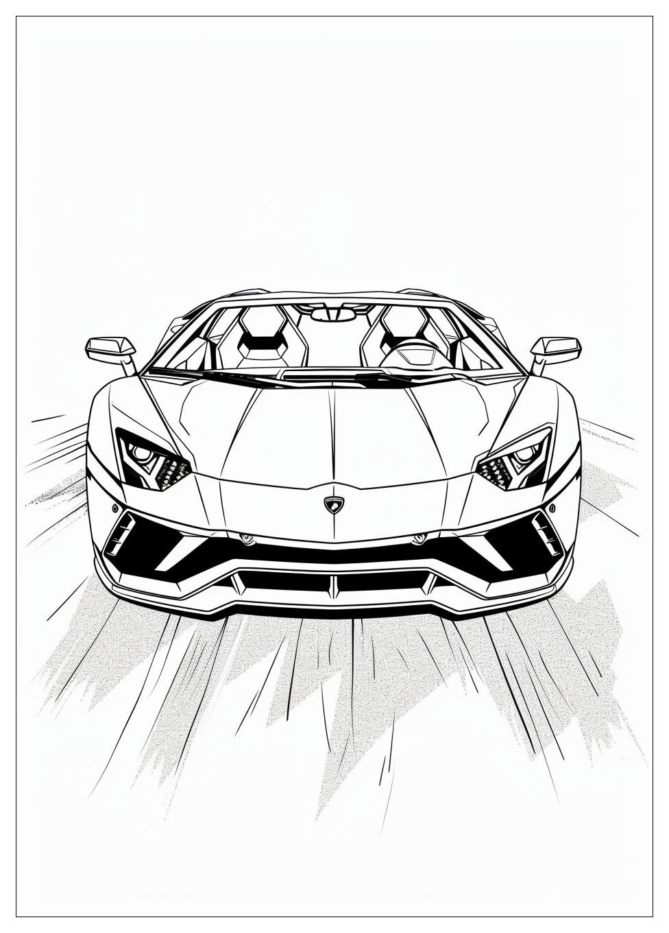 Lamborghini Coloring Pages-16