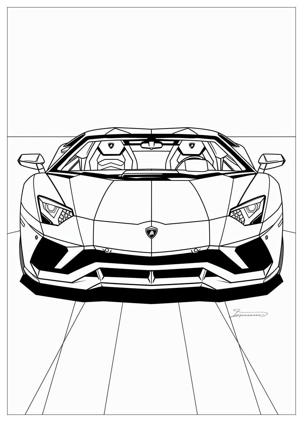 Lamborghini Coloring Pages-2