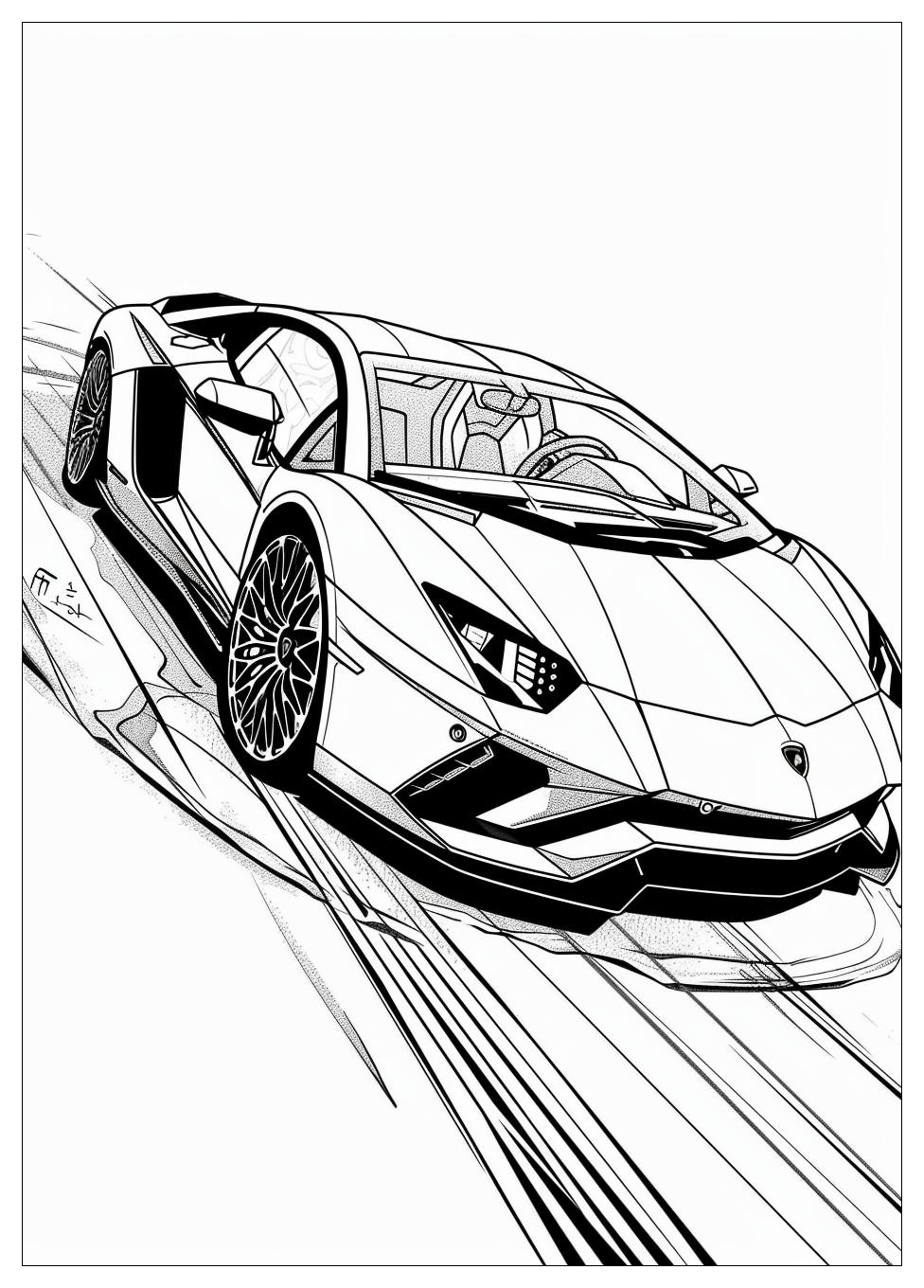Lamborghini Coloring Pages-20