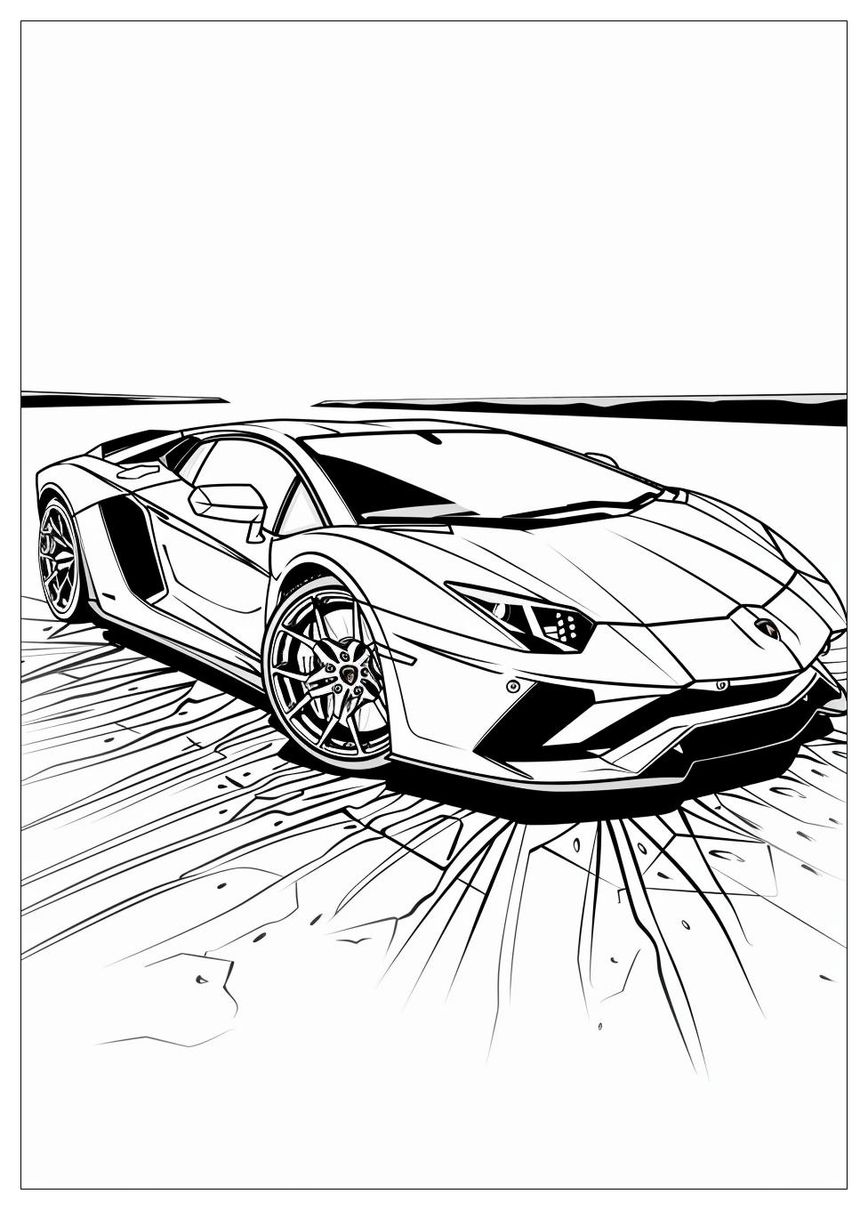 Lamborghini Coloring Pages-9