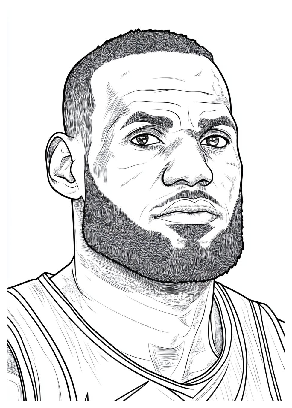 Lebron James Coloring Pages-1