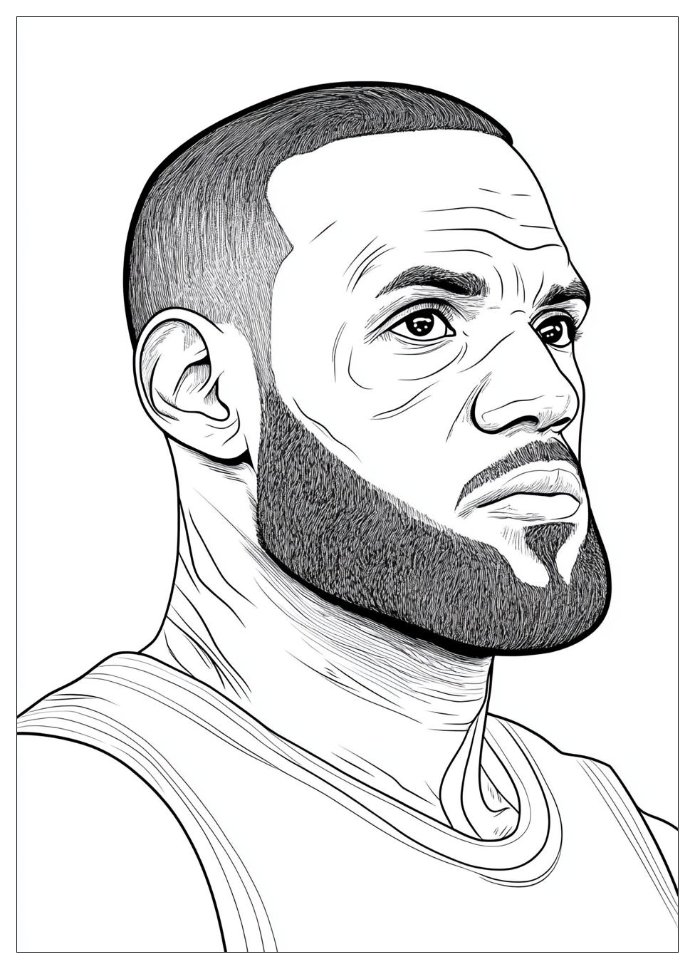 Lebron James Coloring Pages-10
