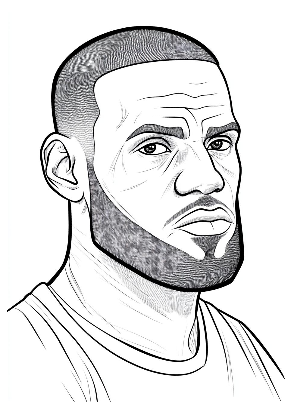 Lebron James Coloring Pages-11