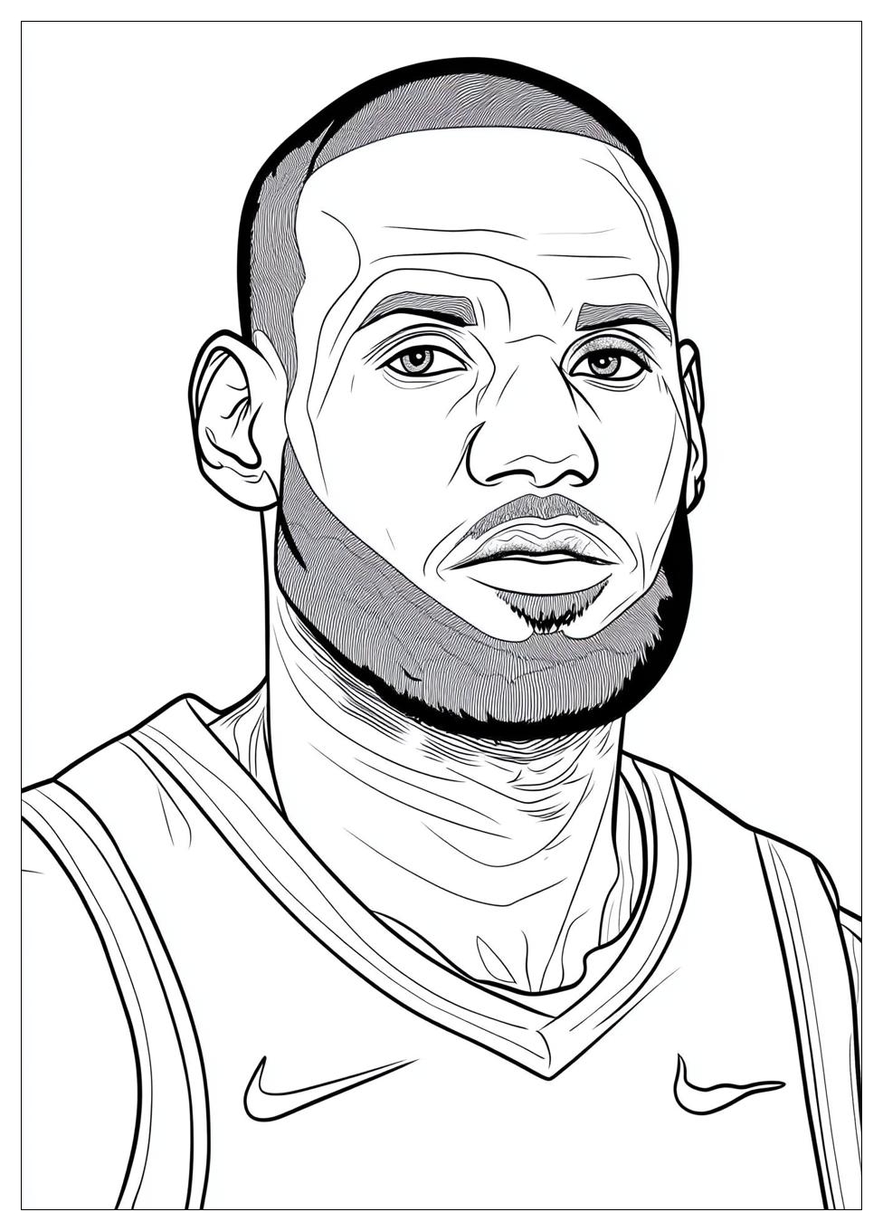Lebron James Coloring Pages-12