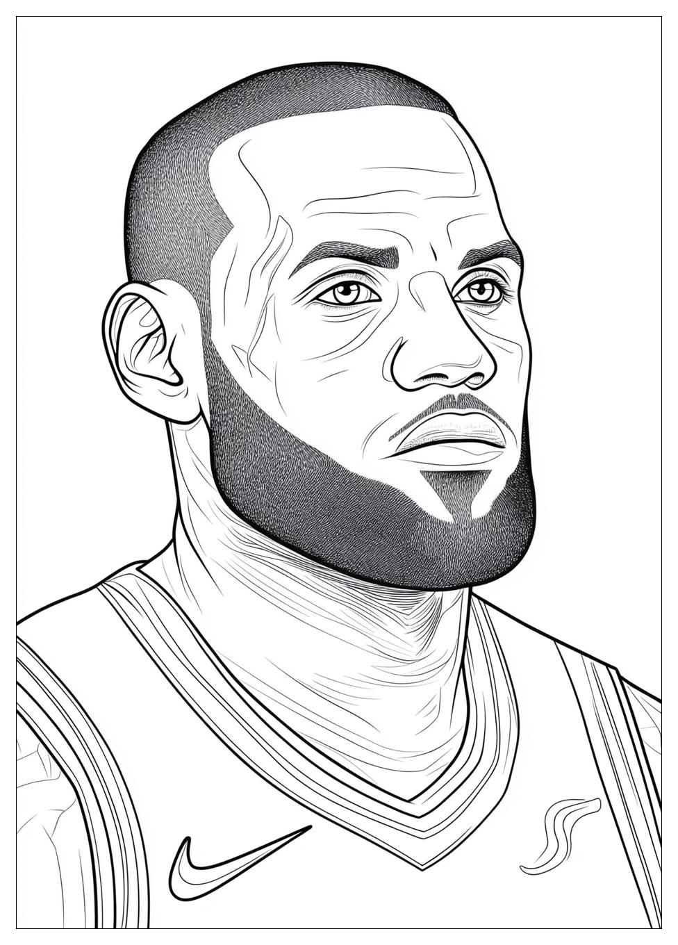 Lebron James Coloring Pages-13