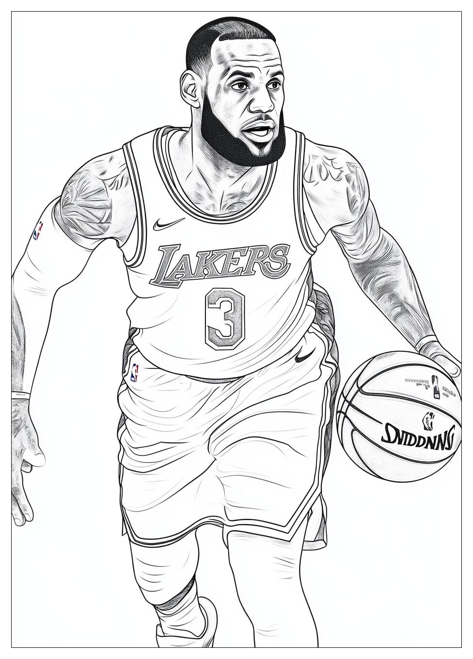 Lebron James Coloring Pages-15