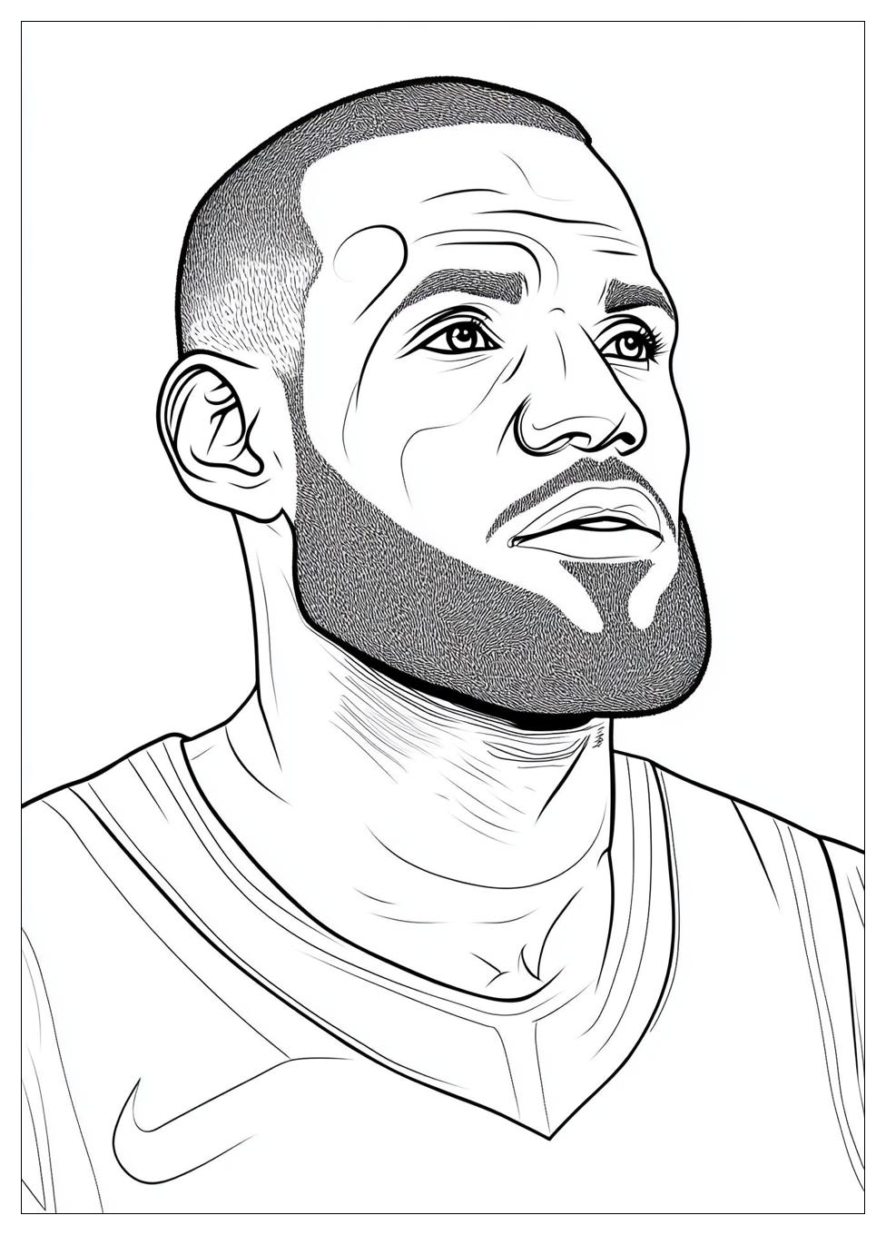 Lebron James Coloring Pages-16