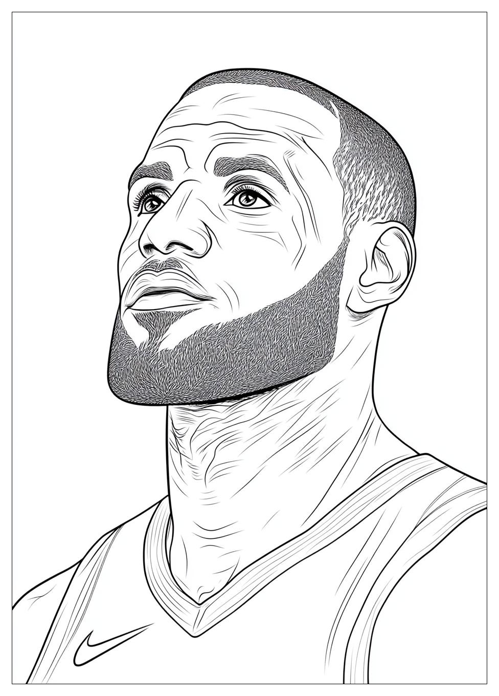 Lebron James Coloring Pages-17