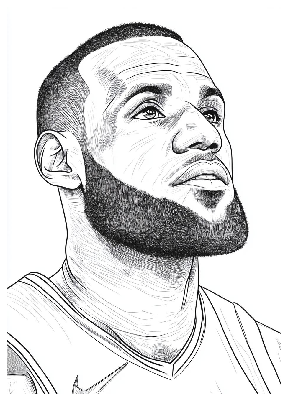 Lebron James Coloring Pages-19