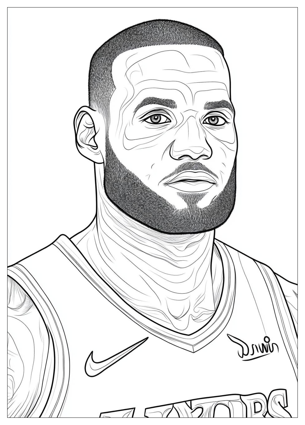 Lebron James Coloring Pages-2