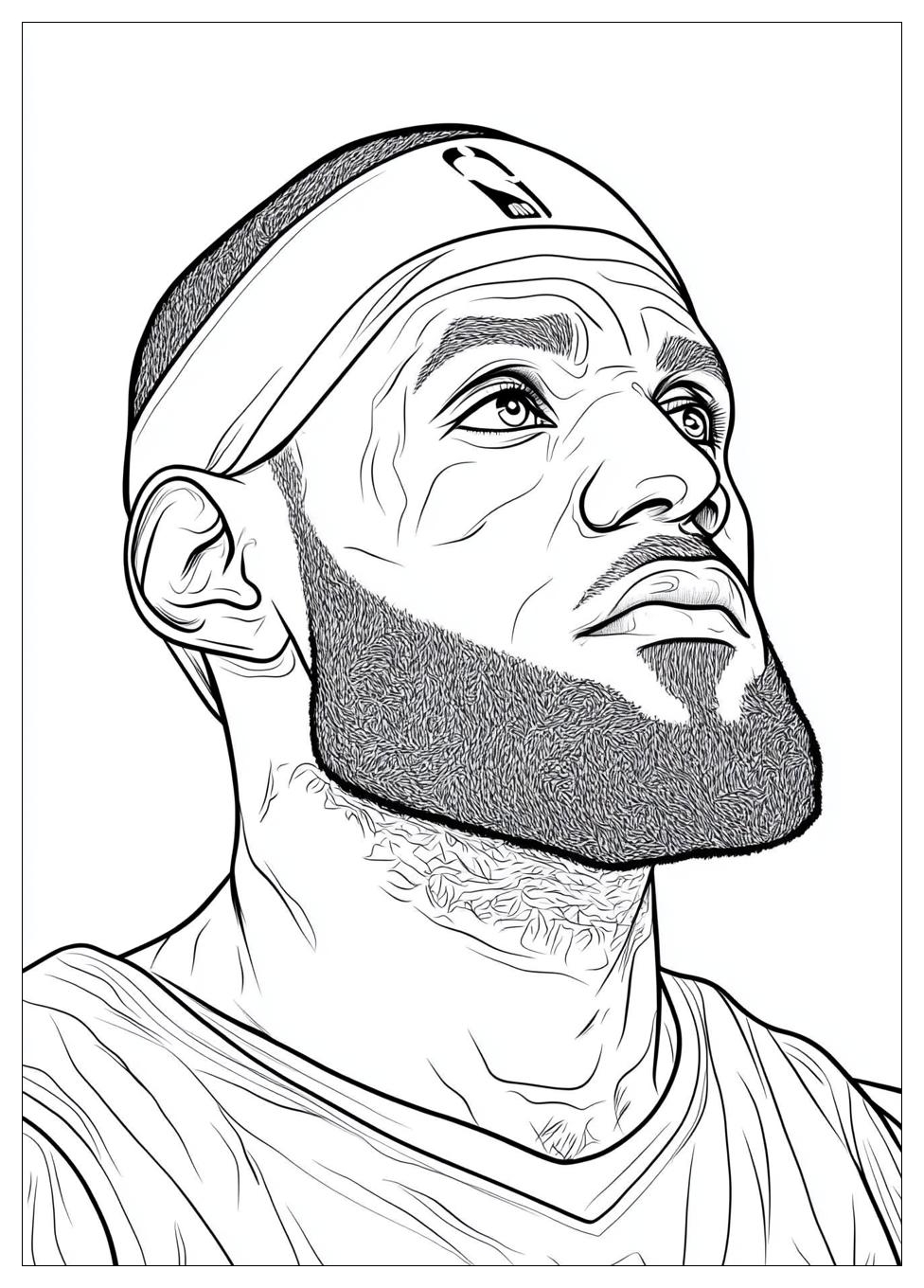 Lebron James Coloring Pages-3
