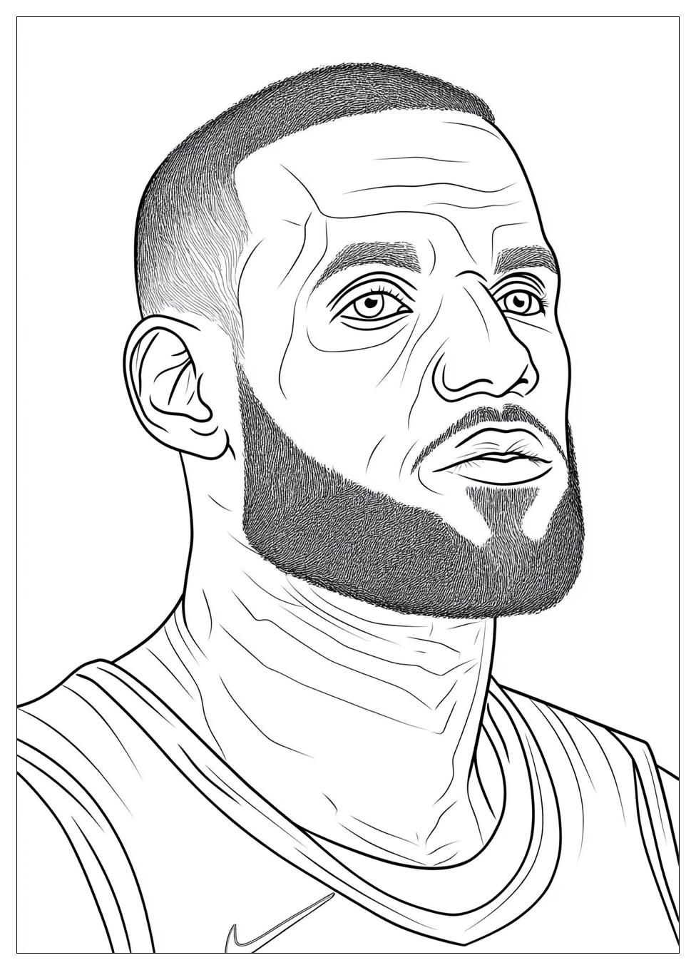 Lebron James Coloring Pages-5