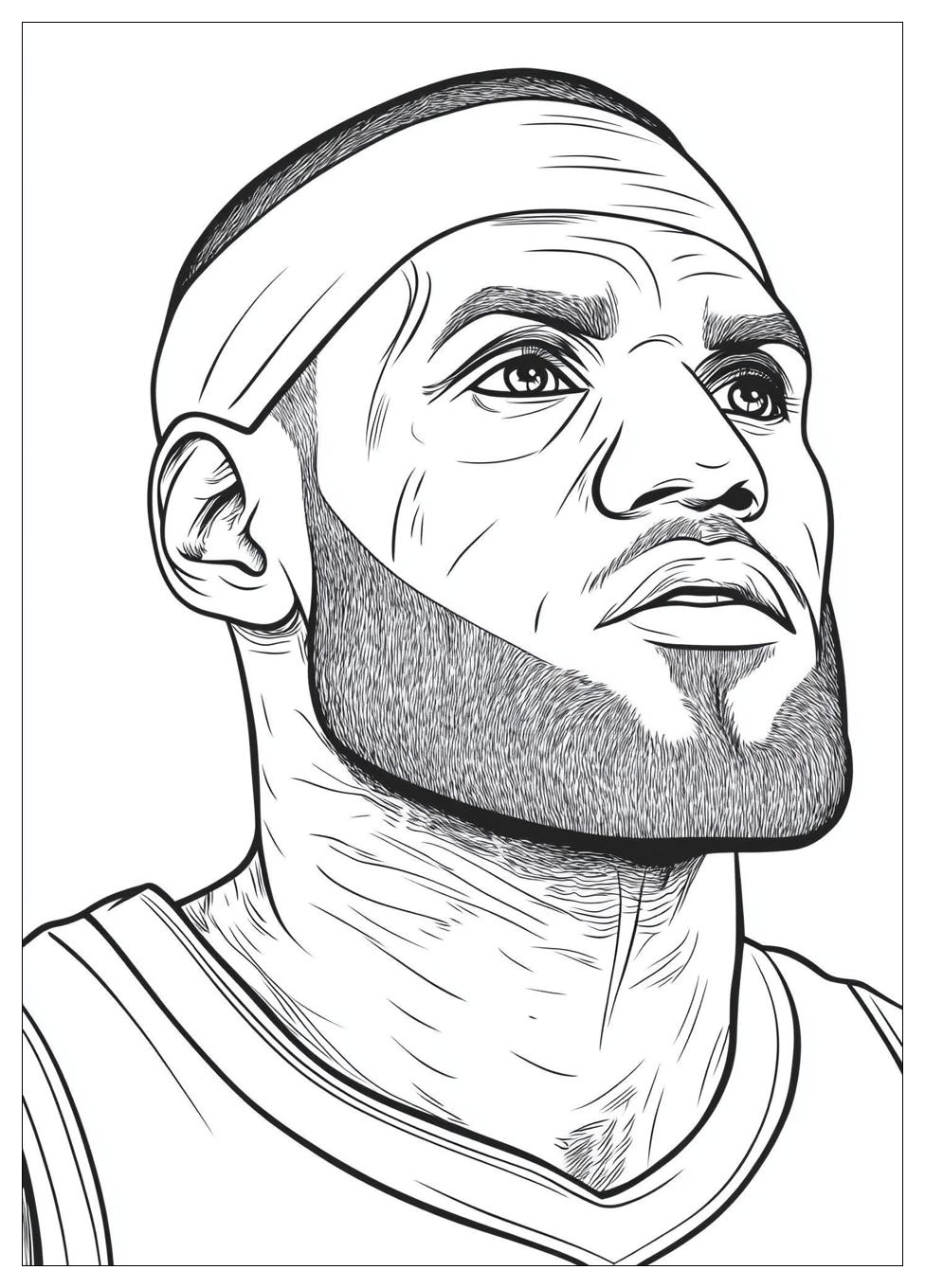 Lebron James Coloring Pages-6