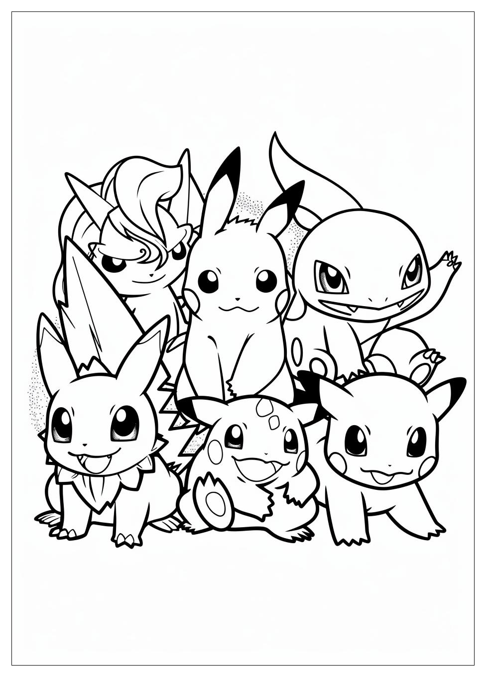 Legendary Pokemon Coloring Pages-12