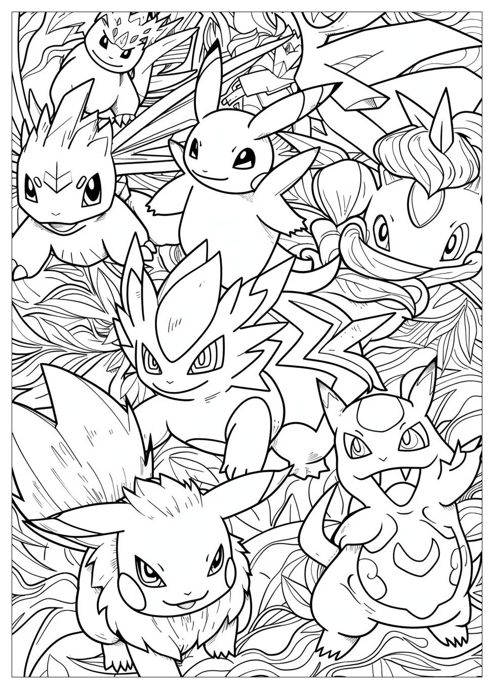 Legendary Pokemon Coloring Pages-14