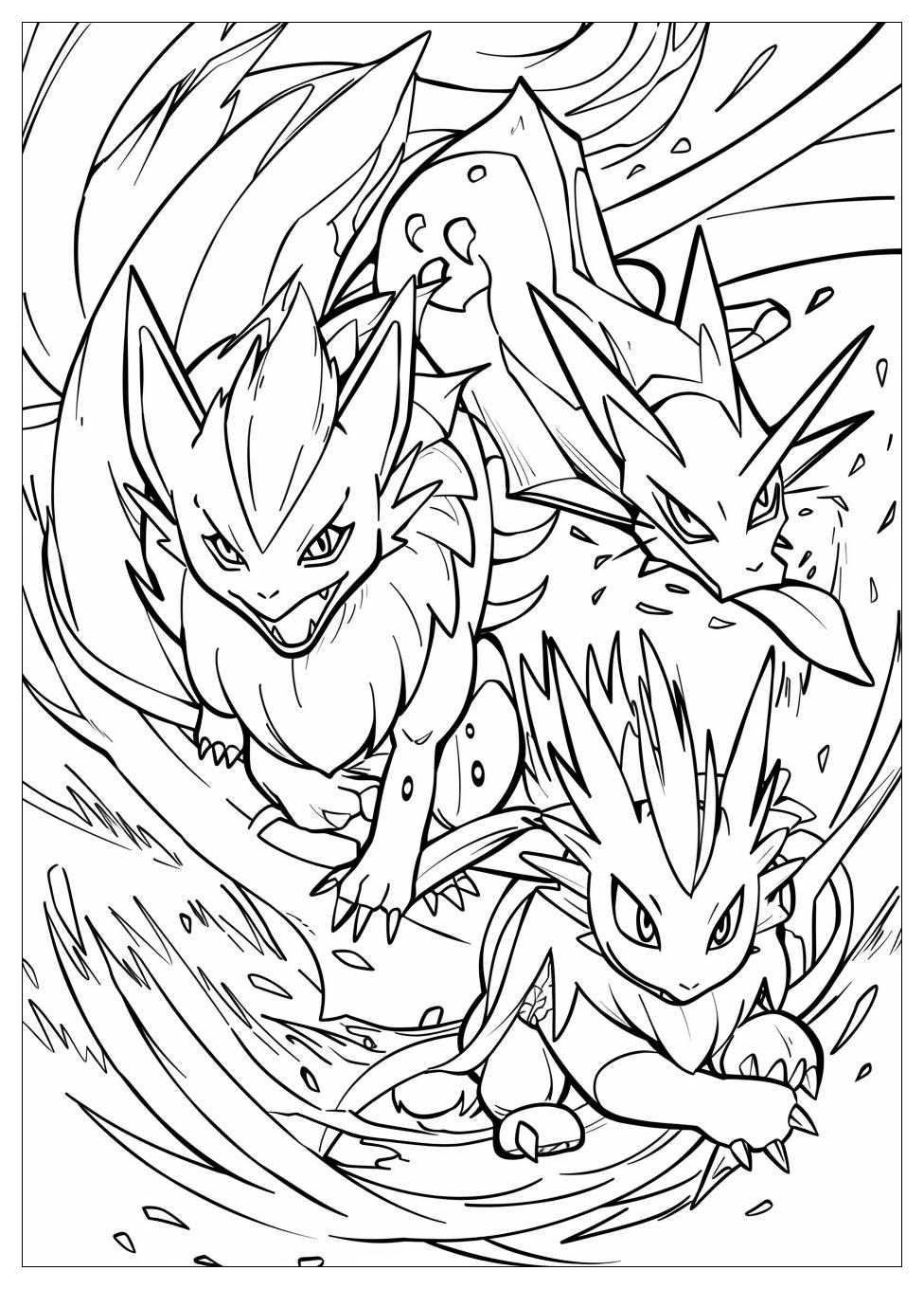 Legendary Pokemon Coloring Pages-16