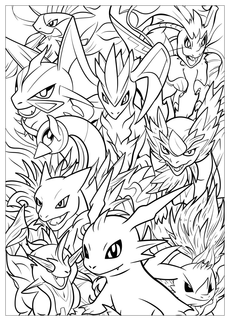Legendary Pokemon Coloring Pages-17