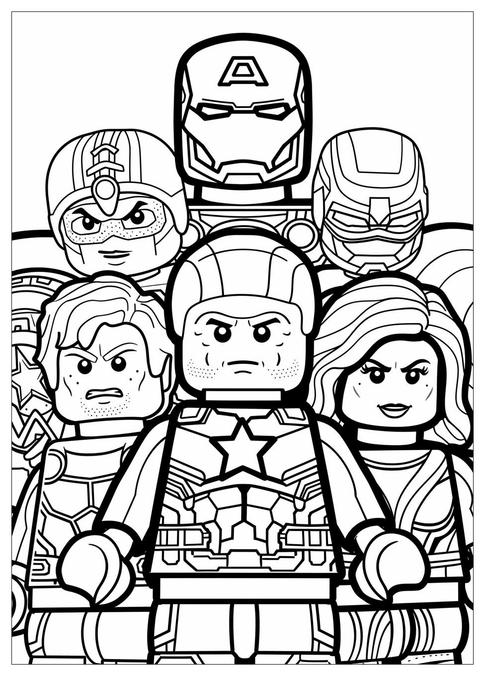 Lego Avengers Coloring Pages-10