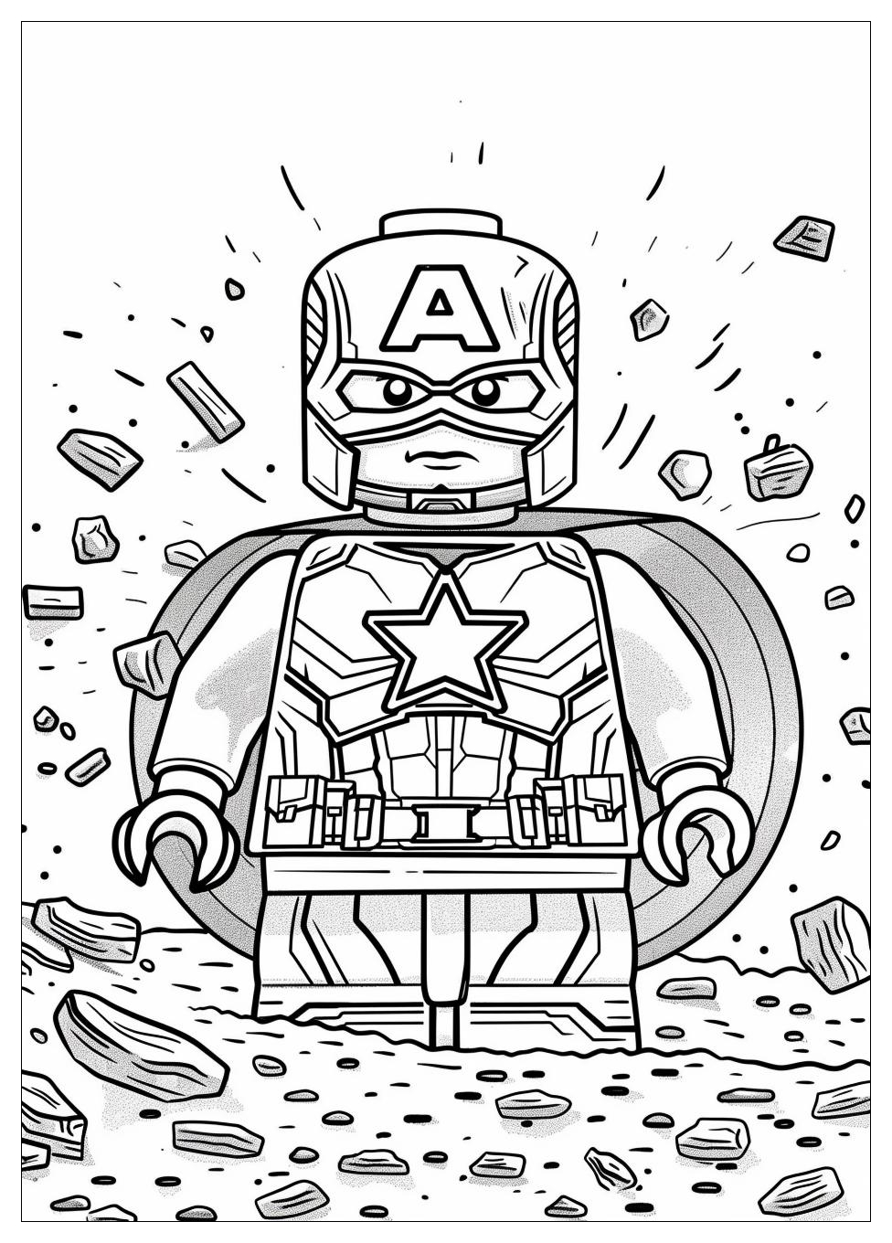 Lego Avengers Coloring Pages-12