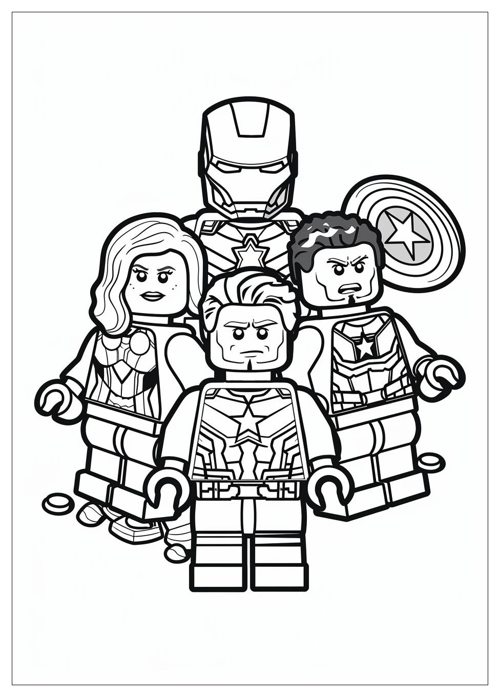 Lego Avengers Coloring Pages-15