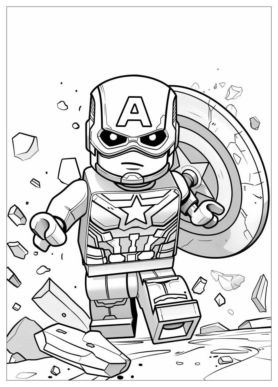 Lego Avengers Coloring Pages-16