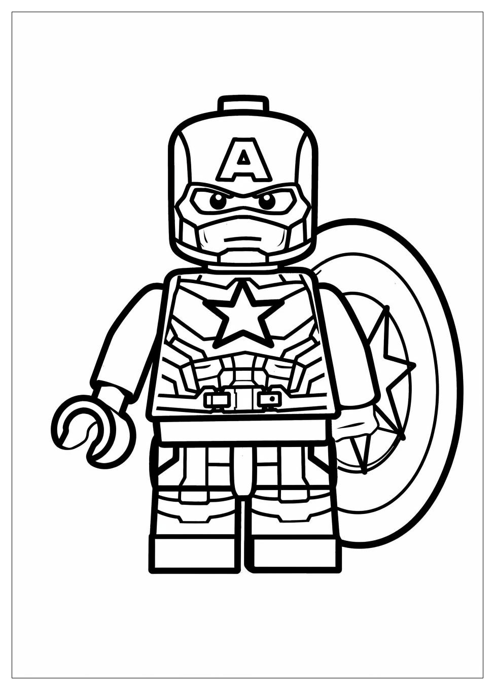 Lego Avengers Coloring Pages-2