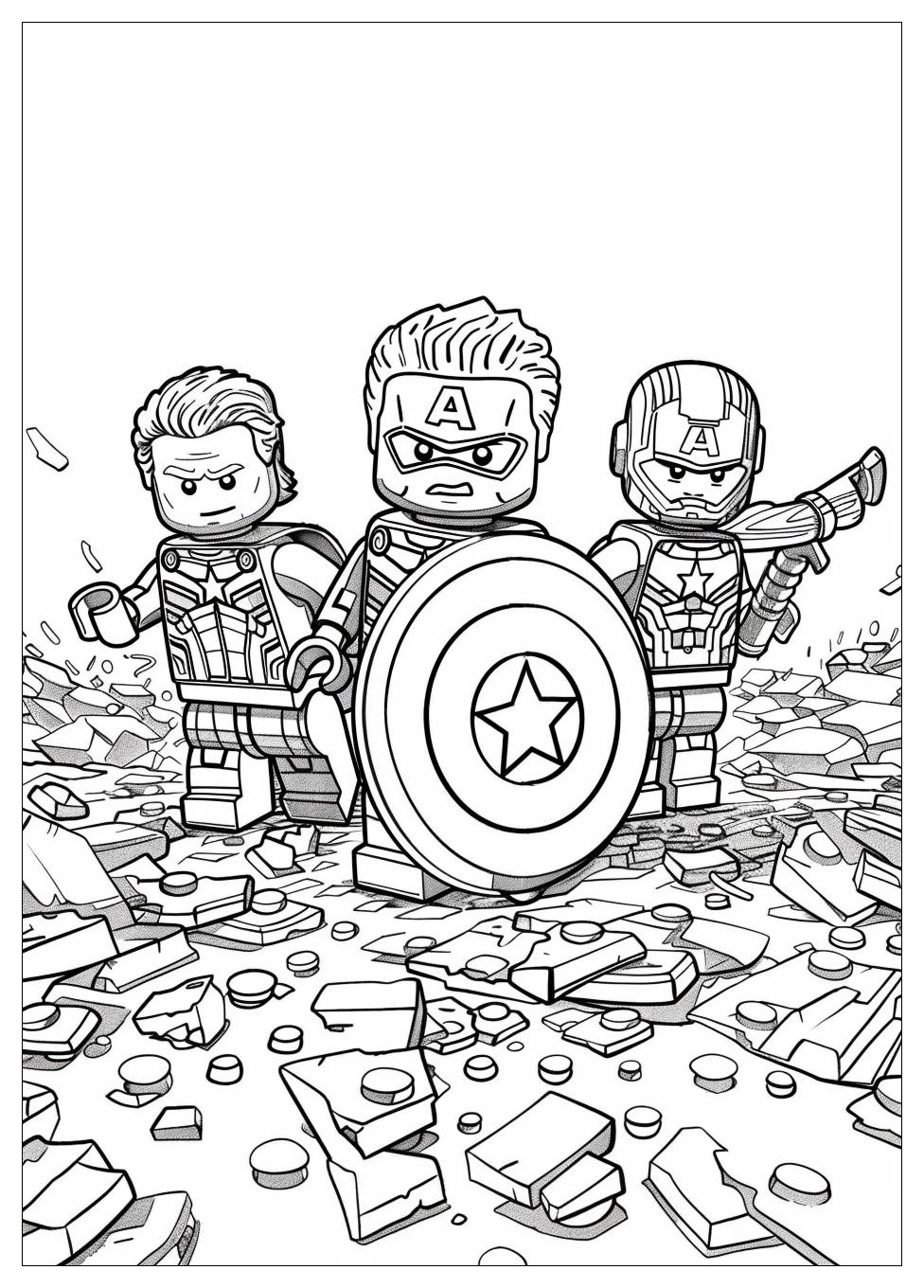 Lego Avengers Coloring Pages-20