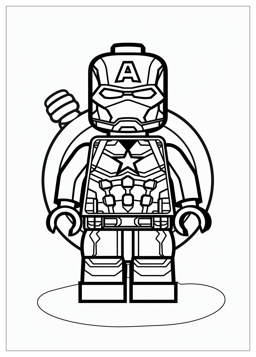 Lego Avengers Coloring Pages-3