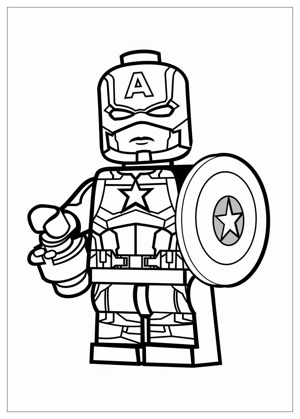 Lego Avengers Coloring Pages-4